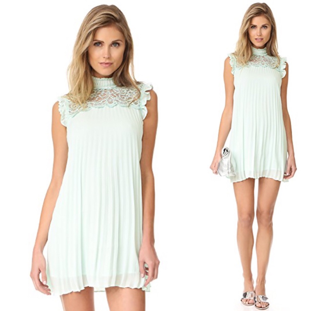 BB Dakota Brigid Pleated Swing Dress